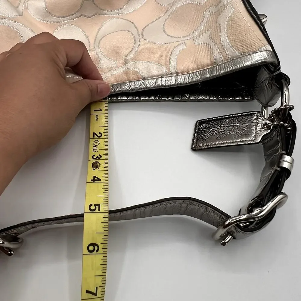 COACH Y2K Signature Jacquard Hobo Shoulder Bag